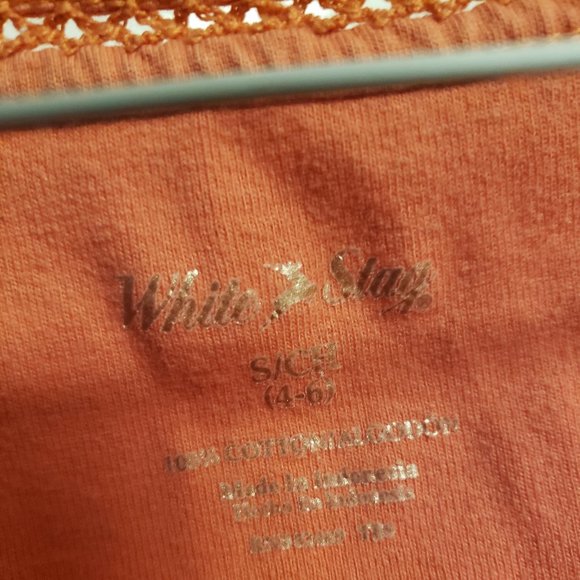 WOMENS ORANGE TANK TOP by WHIT E STAG - S (4-6) - RN 52669 - Picture 5 of 5